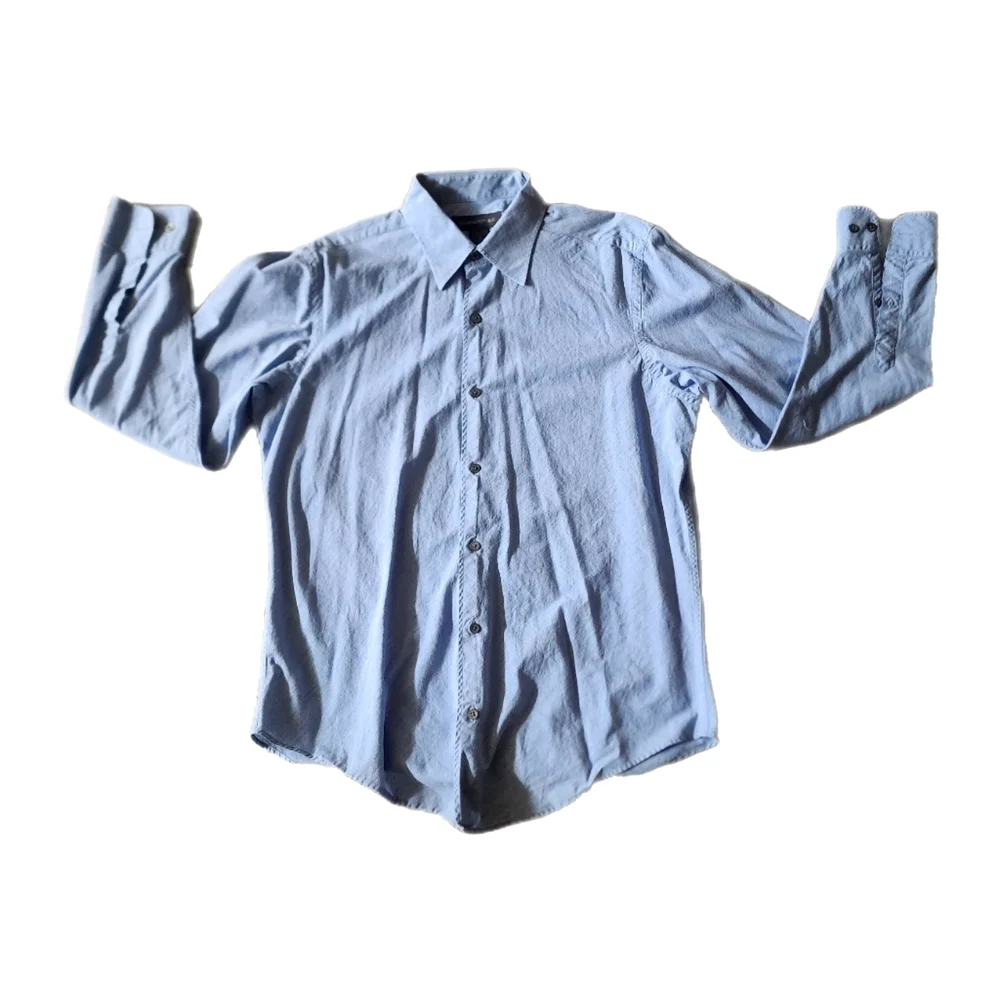 Banana Republic Men's Light Blue Button  Shirt Casual Formal Size Medium 0733